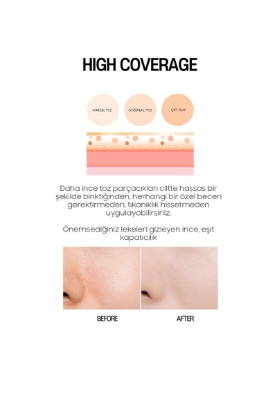 Yüksek Kapatıcılı Cam Cilt Etkili Cushiıon Spf 50 Pa Koruyuculu Cover Flex Cushıon No: 23 Diğer