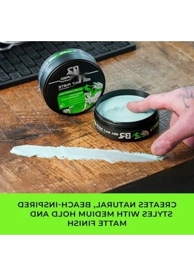 Deniz Tuzu İçeren Saç Şekillendirici Wax - Orta Sertlik, 120 Ml