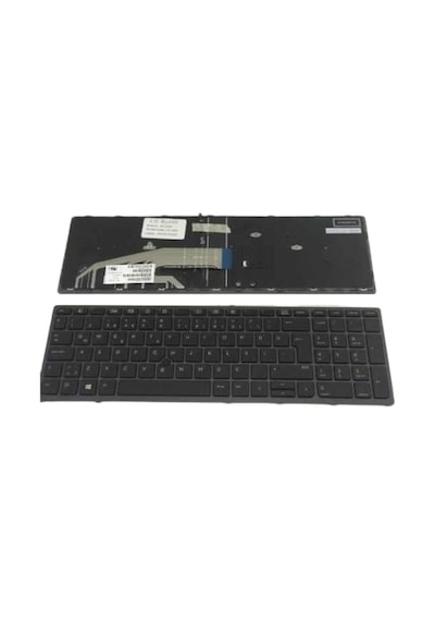 HP Uyumlu Zbook 15 G4 Notebook Klavye - Tuş Takımı / Siyah - Tr - 543096787