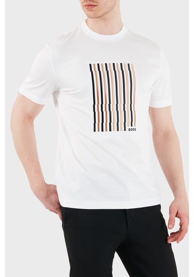 Boss Erkek T Shirt 50560466 100 Beyaz