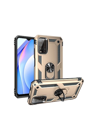 Xiaomi Redmi Note 9 4G Kilif Zore Vega Yüzüklü Standli Zirh Kilif 556719442