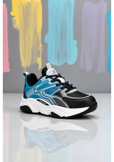 Dark Seer Kids Ds E Storm Sneaker 2025 Erkek Çocuk Siyah-mavi