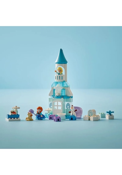 LEGO® DUPLO® │ Disney Anna ve Elsa’nın Karlar Ülkesi Şato Partisi 10455 - 2 Yaş ve Üzeri Çocuklar için Yaratıcı Oyuncak Yapım Seti (54P)