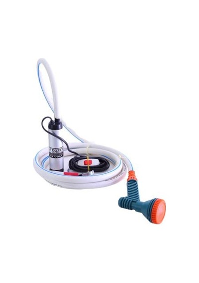 Düzey 12 Volt Akü Başlikli Dalgiç Pompa&3Metre Hortum%Duş Başliği Set