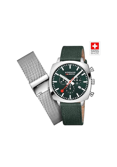 Mondaıne Grand Cushıon Msl.41460.lf.set Erkek Kol Saati Gümüş