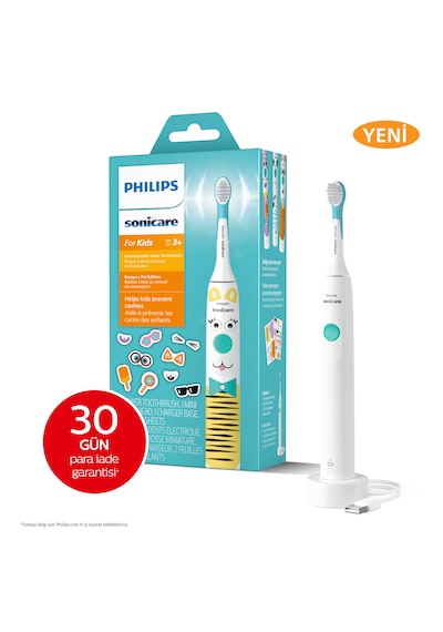 Philips Sonicare For Kids Şarjlı Diş Fırçası Çocuklar Için Sticker Hediyeli / Hassas Sonic Fırça - HX3601/01 Philips Sonicare For Kids Şarjlı Diş Fırçası Çocuklar Için Sticker Hediyeli / Hassas Sonic Fırça - HX3601/01