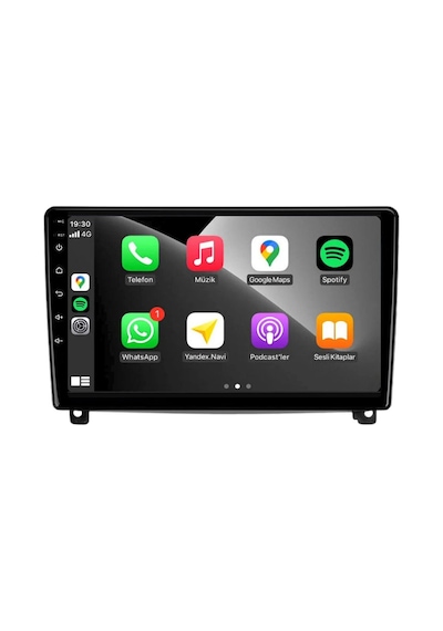 Peugeot 407 Araç Multimedya Android Ekran Carplay Navigasyon Double Teyp 2+32 9" 05-10 Black Cadence
