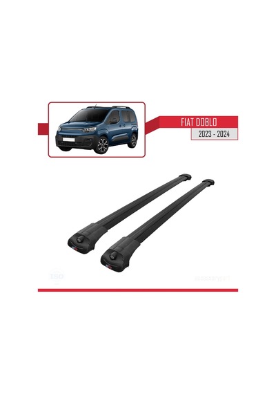 Fiat Doblo 2023 Ve Sonrası İle Uyumlu Ace-1 Ara Atkı Tavan Barı Siyah