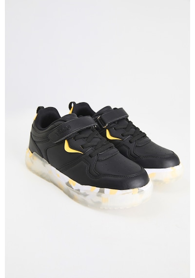 Vicco Monaco Hafif Erkek Okul Öncesi Siyah Sneaker Siyah