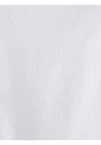 Box Fit Kadın Tshirt K.kol Beyaz