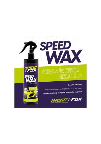 Magicfox 2'li Seramik Katkılı Hızlı Cila Seti 2 X 400 Ml