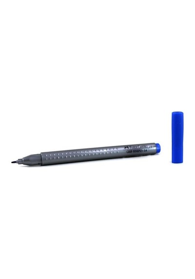 Faber Castell Grip Finepen Koyu Mavi Keçeli Kalem 0.4 Mm 151651