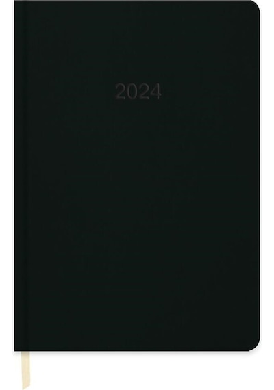 Keskin Color Termo Deri 2024 Günlük Ajanda 16x24 2 Adet Taba-siyah