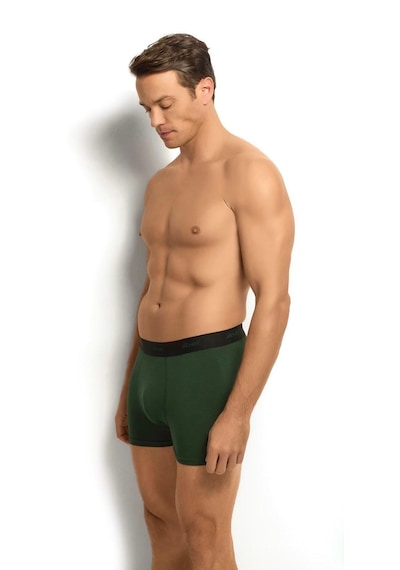 Jiber Erkek Modal Boxer 6 Adet-321 Yeşil
