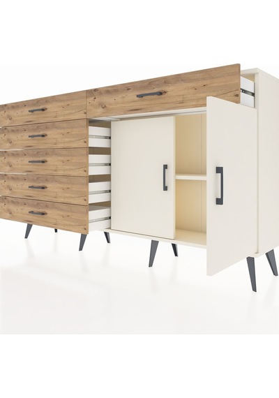 Arges Konsol Tek Raflı 6 Çekmeceli 2 Kapaklı 176x30x99 Aytaşı-ayt Aytaşı-aytaşı/çam Arges Konsol Tek Raflı 6 Çekmeceli 2 Kapaklı 176x30x99 Aytaşı-ayt Aytaşı-aytaşı/çam