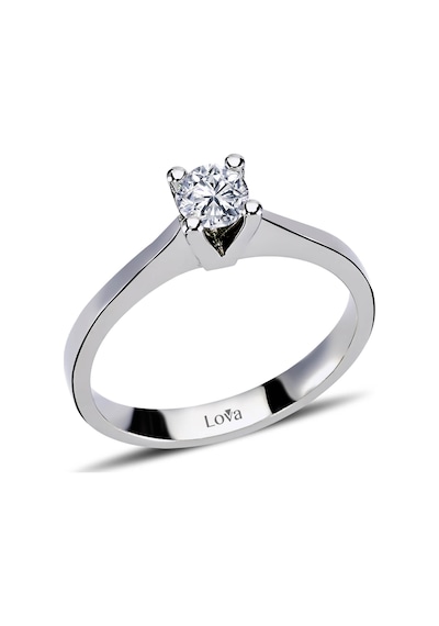 Lova F Renk 0,32 Karat Pırlanta Tektaş Yüzük - Hrd - 1050041