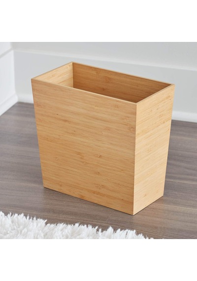 Idesign Formbu Dikdörtgen Çöp Kovası Bambu