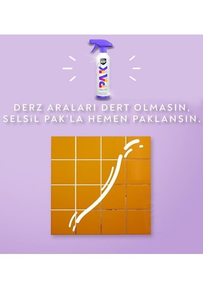 Selsil Pak Mucize Köpük Sprey Yüzey Temizleyici Modeli - S 3 x 500 ML