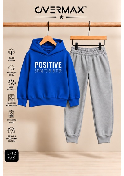 Overmax Positive Baskılı Çocuk Kapüşonlu Eşofman Takımı 3-12 Yaş Saks Mavi Üst-gri Alt - 921413254 Saks Mavi Üst-gri Alt Overmax Positive Baskılı Çocuk Kapüşonlu Eşofman Takımı 3-12 Yaş Saks Mavi Üst-gri Alt - 921413254 Saks Mavi Üst-gri Alt