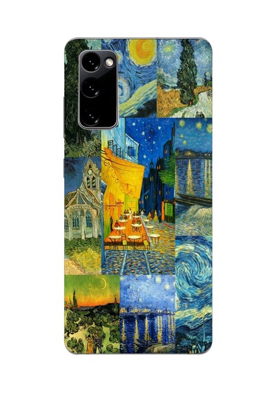 Samsung Galaxy Uyumlu S20 Fe Yumuşak Desen067 Çok Renkli