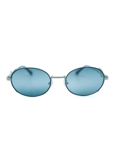 Ferfarini Ff 1484 470 54 Unisex Oval Gri Metal Güneş Gözlüğü Gri