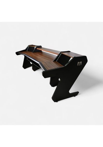 Monodesk Pro Edition Stüdyo Masası Mat Siyah & Latin Ceviz 260 Cm. Siyah - Ceviz