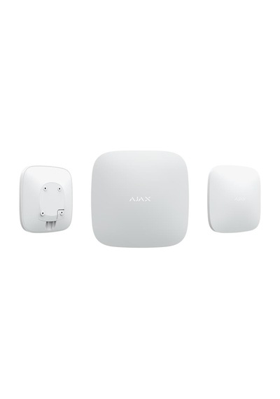 Ajax Hub2 Plus 2g/3g/4g Gsm/gprs Wıfı Kablosuz Akıllı Alarm Paneli Beyaz Renk Motıon Cam Destekli