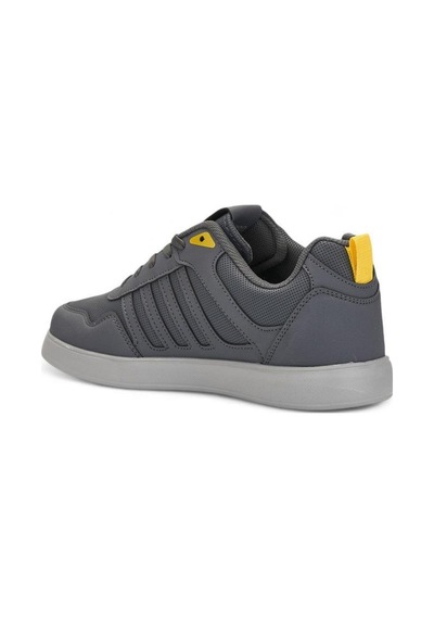Luttoon 4189-24 Deri Anatomik Hafıza Taban Kadın Sneaker Füme Sarı Füme