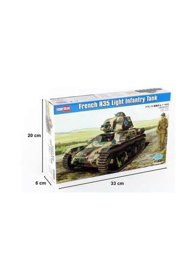 Hobbyboss 83806 1/35 Ölçek, Fransız R-35 Hafif Piyade Tankı, Plastik Model Kiti-51288