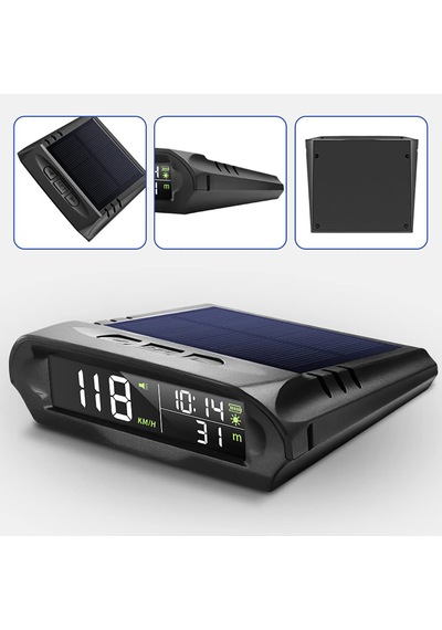 Hymark Evrensel Gps Hız Göstergesi Araç Güneş Enerjili Hız Ölçer