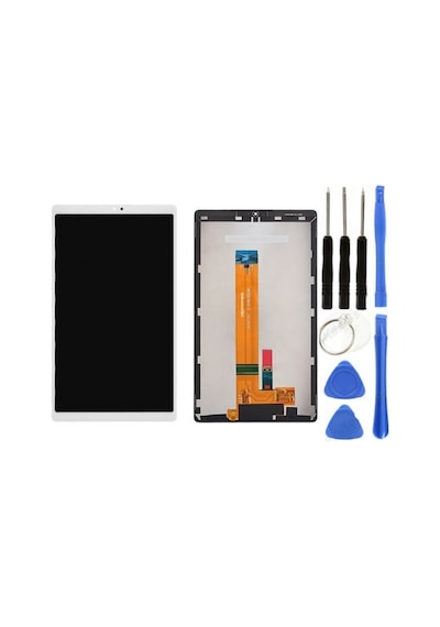 Samsung Galaxy Tab A7 Sm-t227 Uyumlu Dokunmatik Set Beyaz + Tamir Seti