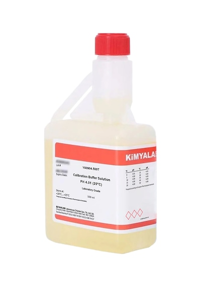 Kimyalab Ph 4.01 Kalibrasyon Sıvısı Ph Metre Tampon Çözeltisi 500 ML