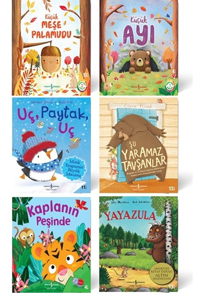 6 Lı Set Diş Fırçalama Günü Iyilik Küçük Kuş Pembe Ayı Sevginin Gücü Utangaç Ayı Monti