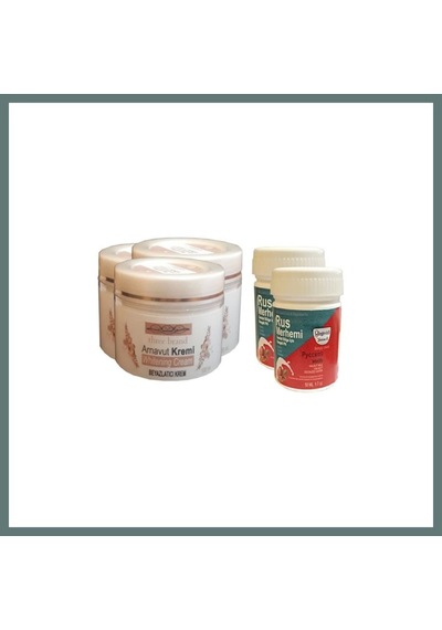 Bezos Three Brand Vücut Kremi 100 Ml Arnavut Kremi3 Adet + Rus Merhemi 50 Ml 2 Adet Ventra