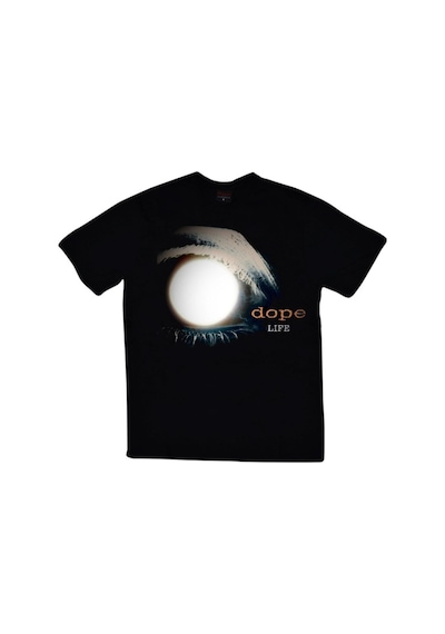 Stoned&Fame Erkek Siyah Dope The Band Baskılı T-shirt SIYAH Siyah