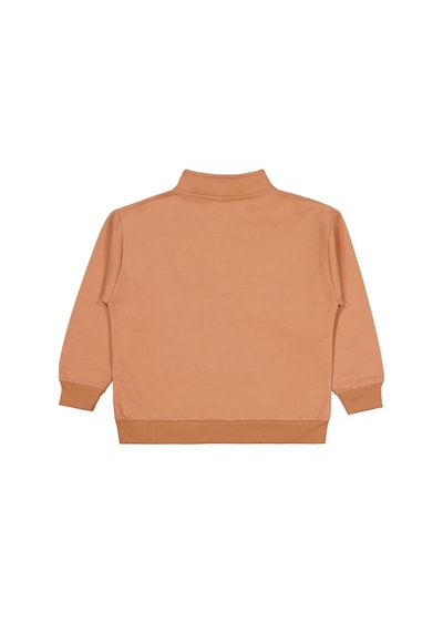 Civil Boys Mountaın Baskılı 6-9 Yaş Sweatshirt - Turuncu Tarçın