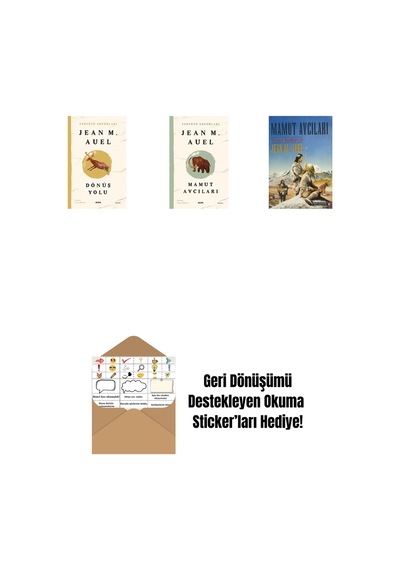 Yeryüzü Çocukları 4 - Dönüş Yolu + Yeryüzü Çocukları 3 - Mamut Avcıları + Mamut Avcıları + Okuma Sticker'ları