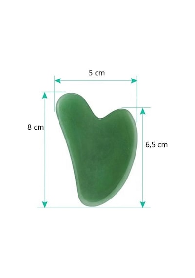 Aventurin Gua Sha Yüz Vücut Masaj Taşı Doğal Taş