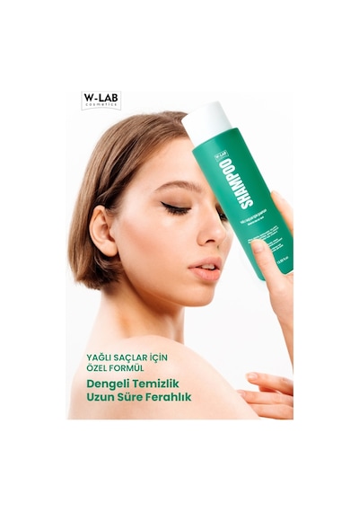 W-Lab Cosmetics Yağlı Saçlar İçin Şampuan 400 Ml