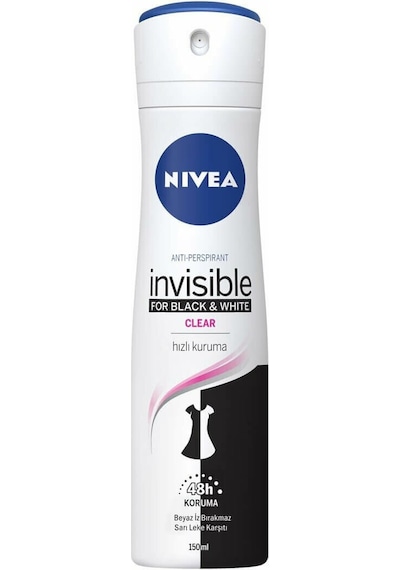 Nivea Deo Sprey 150 ML Invisible Clear Kadın