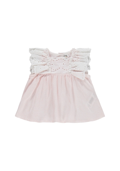 Civil Baby Kol Brodeli 6-18 Ay Takım - Pembe