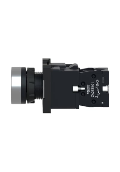 Schneider electric XA2EW31B1 Beyaz ışıklı yaylı buton- Ø22 - - 24