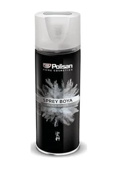 Polisan Metalik Sprey Parlak Gümüş