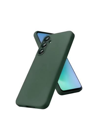 Uray Store Samsung Galaxy Uyumlu  S26 Plus First Silikon - Koyu Yeşil