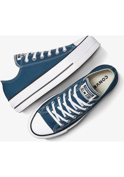 Converse Chuck Taylor All Star Lift Platform Kadın Mavi Sneaker-9273 903-mavi