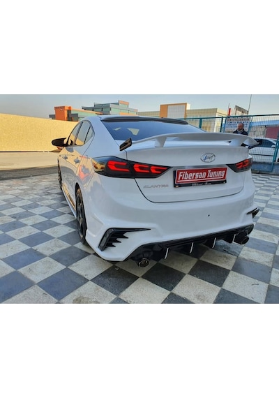 Hyundai Elentra 2016... Ft Body Kit-fibersan Tuning