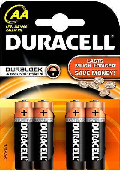 Duracell Lr6 Alkalın Aa Kalem Pil 4 Lü