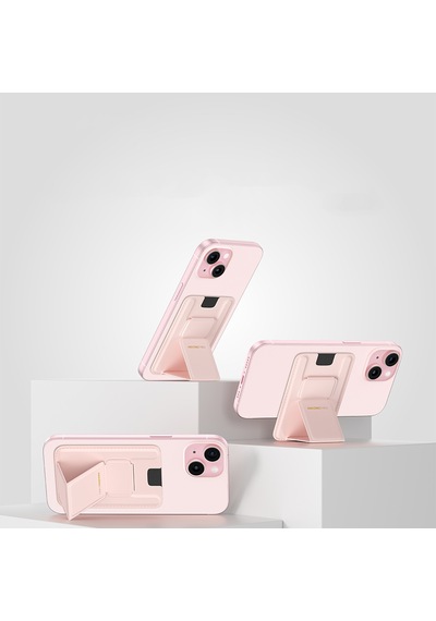 Amazingthing Edition Mag Serisi Fonksiyonel Çok Yönlü Grip Standlı Magnetik Kartlık Pembe
