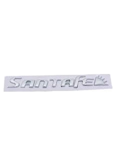 Hyundai SantaFe Bagaj Yazı Abs Krom Car Logo Car Luggage