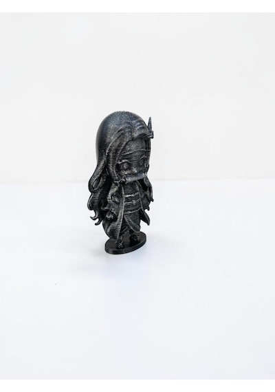 Nezuko Kamado Gümüş Kaplama Anime Figür 10 Cm Demon Slayer Koleksiyonluk